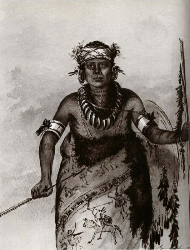 George Catlin Notch-EE-Nin-Ga son of white cloud oil painting image